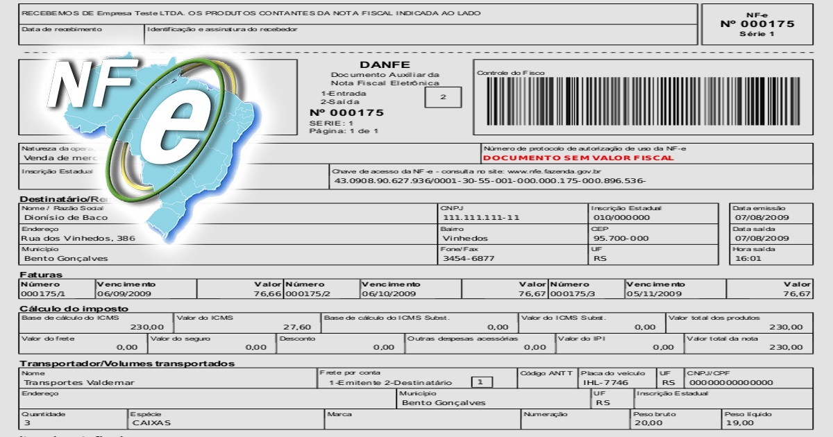 Sistema de Emissão de NFE